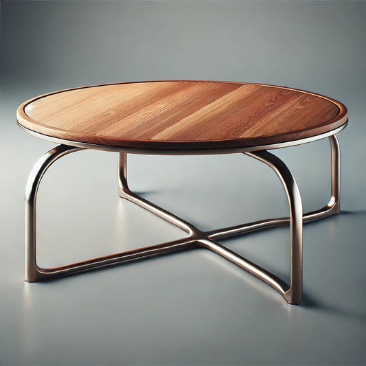 Coffee Tables by MFI with metal frames wood and resin work