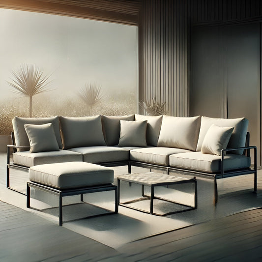 Sofa Sets by MFI with metal frames and primium upholstry