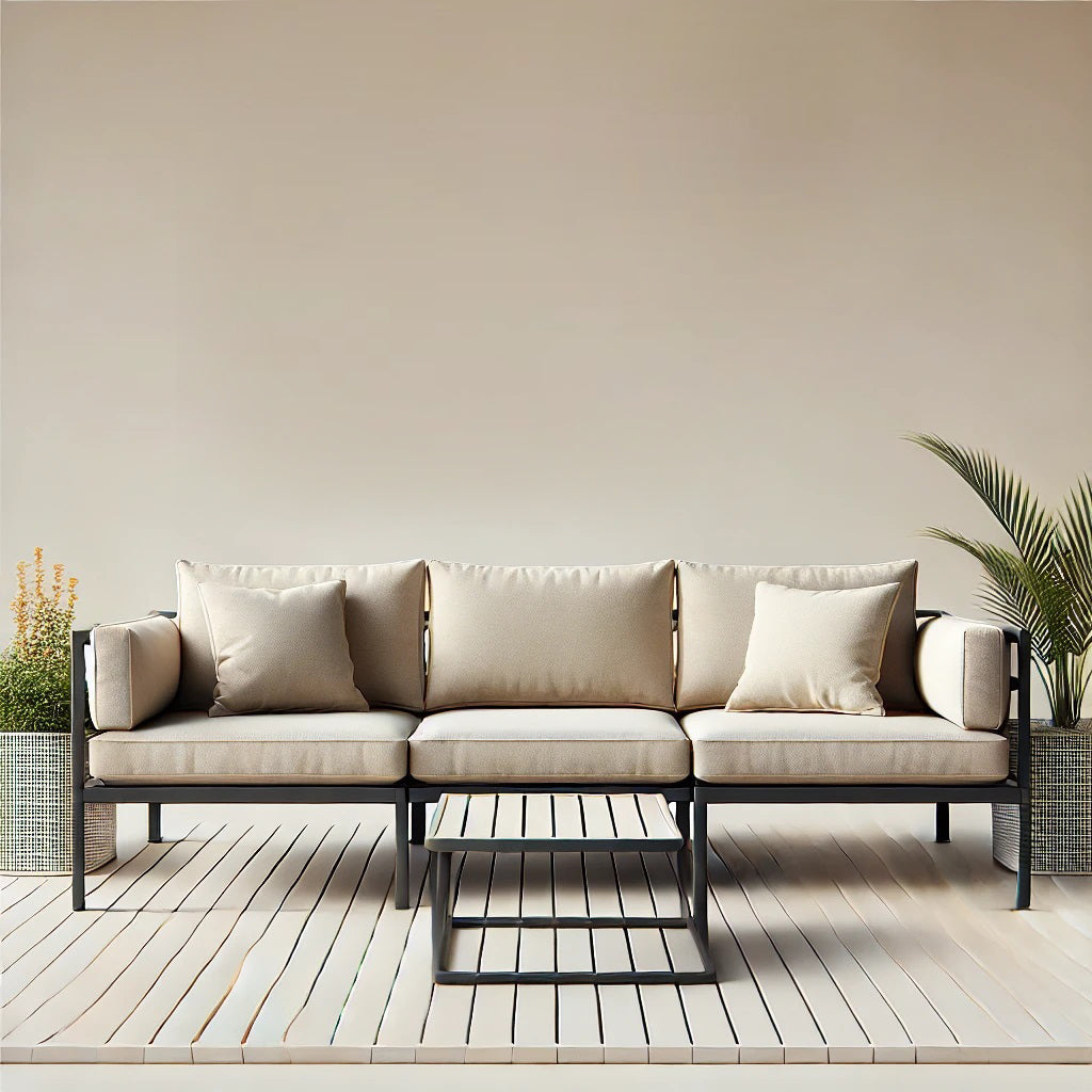 Sofa Sets by MFI with metal frames and primium upholstry