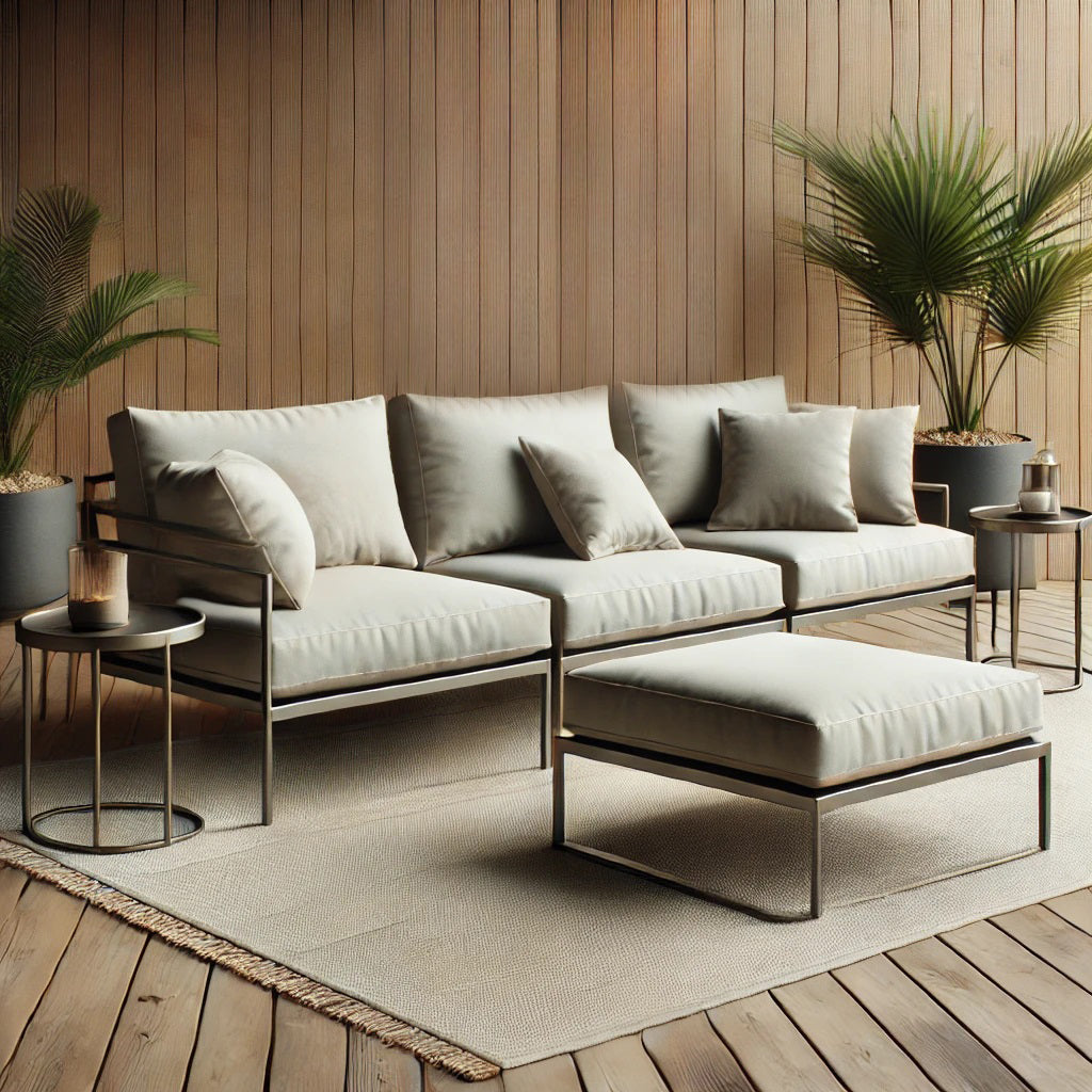 Sofa Sets by MFI with metal frames and primium upholstry